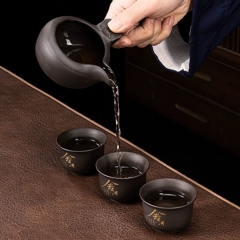 【汀和大福】2026年新款紫砂功夫茶具石磨自動懶人泡茶神器
